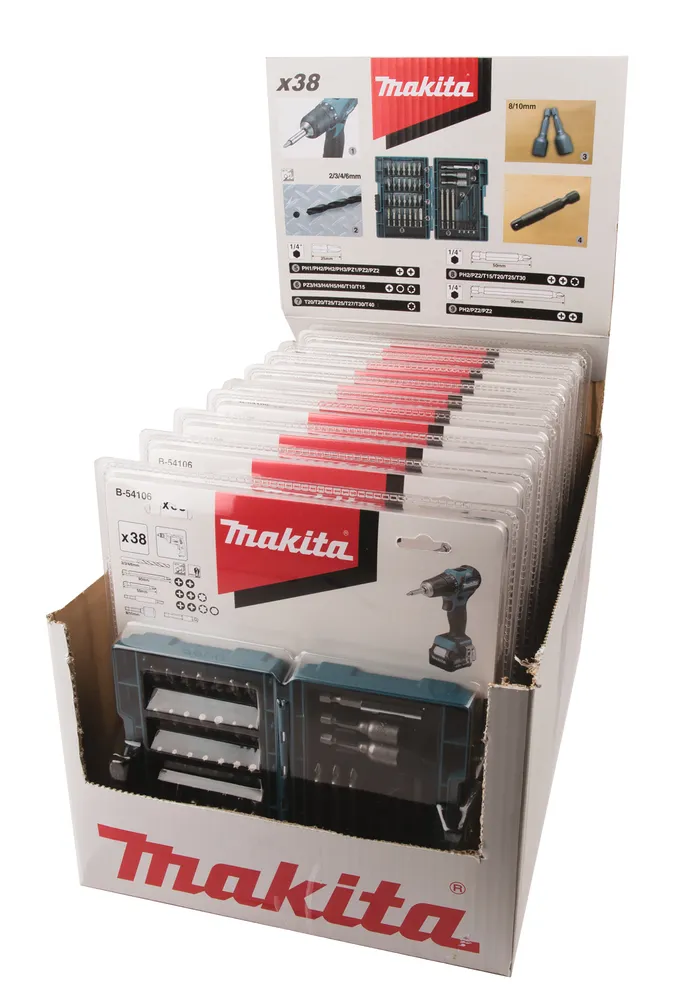 Maki Bohrer-Bit-Set 38tlg. B-54106