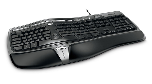 Microsoft Natural Ergonomic Keyboard 4000 - N&auml;pp&auml;imist&ouml; - USB - Englanti kansainv&auml;linen