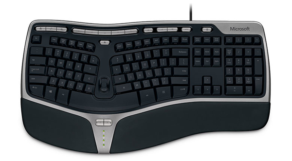 Microsoft Natural Ergonomic Keyboard 4000 - N&auml;pp&auml;imist&ouml; - USB - Englanti kansainv&auml;linen