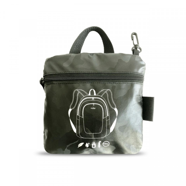 Foldable Backpack, Dark Green