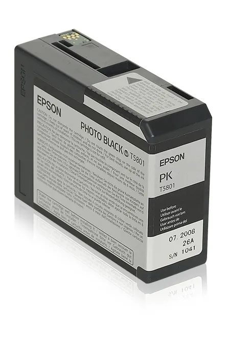 EPSON T580 C13T580100-mustekasetti, 80 ml, valokuvamusta