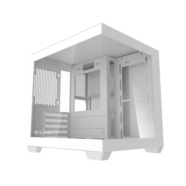 DARKFLASH C275P Mini-Tower Case with window, White