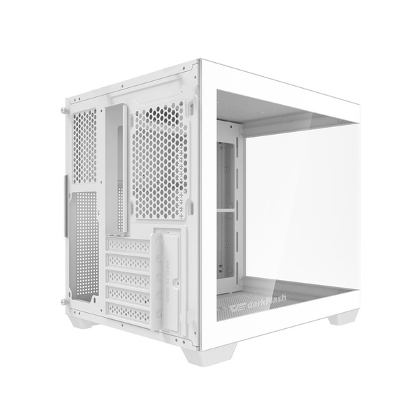 DARKFLASH C275P Mini-Tower Case with window, White