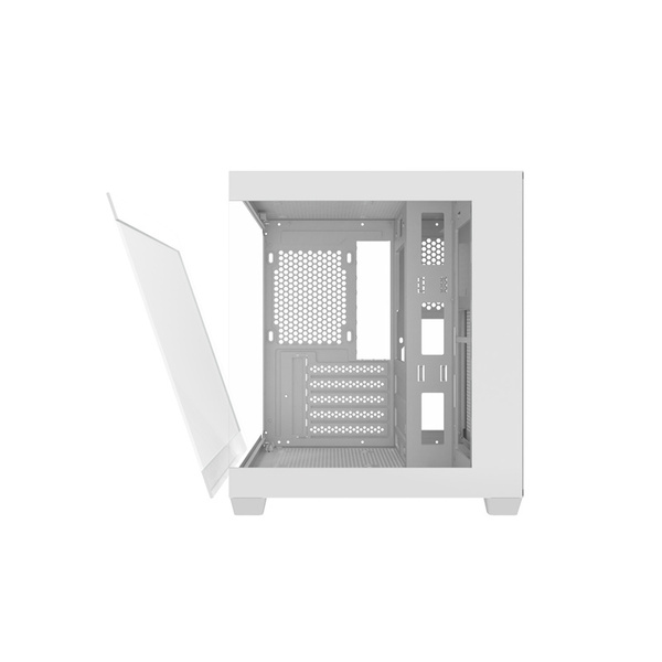 DARKFLASH C275P Mini-Tower Case with window, White