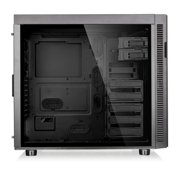 Thermaltake Suppressor F51 TG Midi Tower fully sound-damping Case tool-free installation