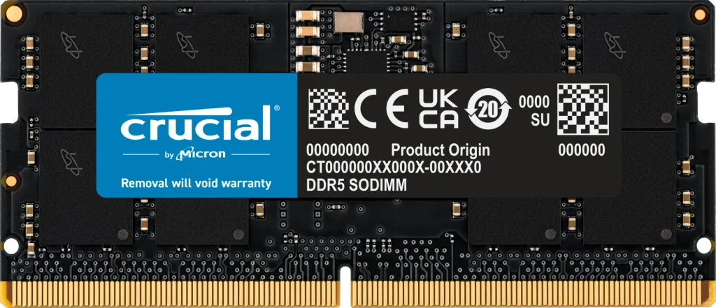 16GB DDR5-4800 SODIMM TRAY