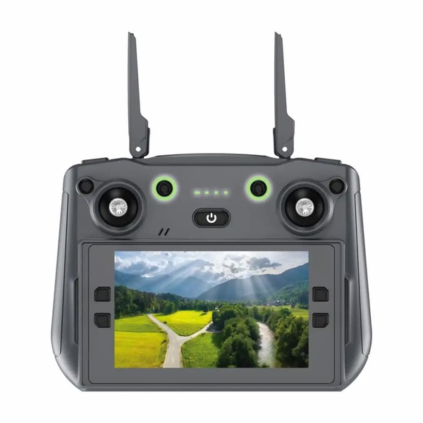 DENVER DCG-3572 Foldable Global Positioning System Drone with 2.7K Video and First-Person View Controller, gray