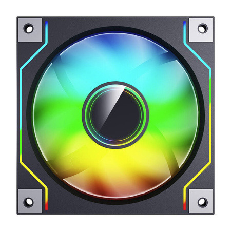 DARKFLASH DM20 120 mm Addressable RGB Pulse Width Modulation Case Fan - Black