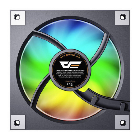 DARKFLASH DM20 120 mm Addressable RGB Pulse Width Modulation Case Fan - Black