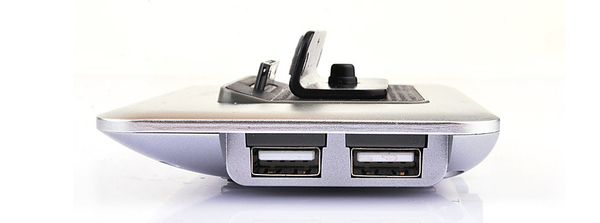 Dexim MHub telakka iPhone 4lle, USB-liit&auml;nt&auml;, USB-hubi, kortinlukija