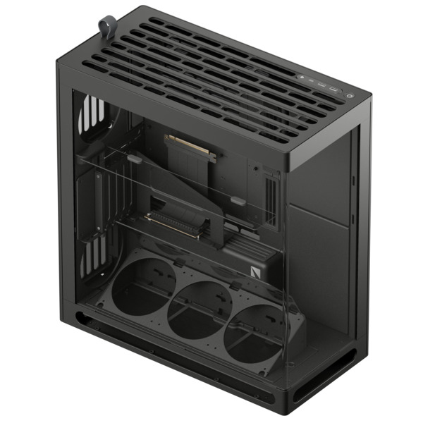 HAVN HS 360 VGPU Midi-Tower Case with window, Black