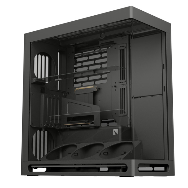 HAVN HS 360 VGPU Midi-Tower Case with window, Black