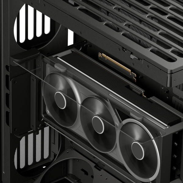 HAVN HS 360 VGPU Midi-Tower Case with window, Black