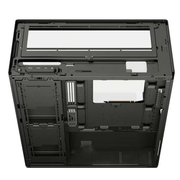 HAVN HS 360 VGPU Midi-Tower Case with window, Black