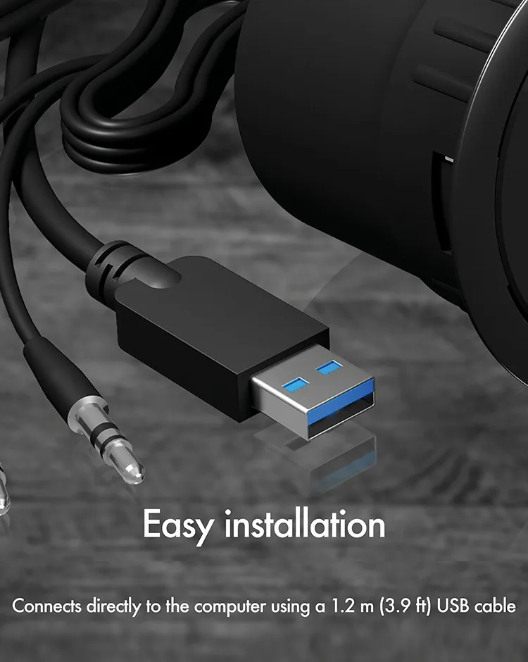 ICY BOX 4 Port USB 3.0 In-Desk Hub