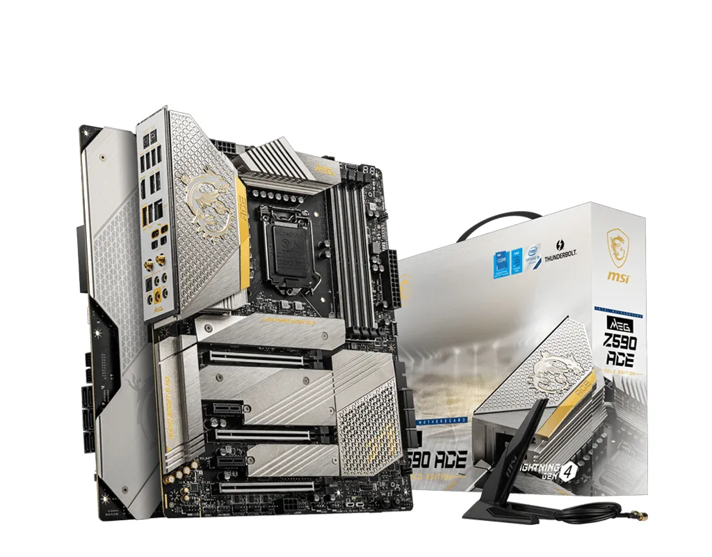 MSI MEG Z590 Ace Gold Edition ATX - moderkort