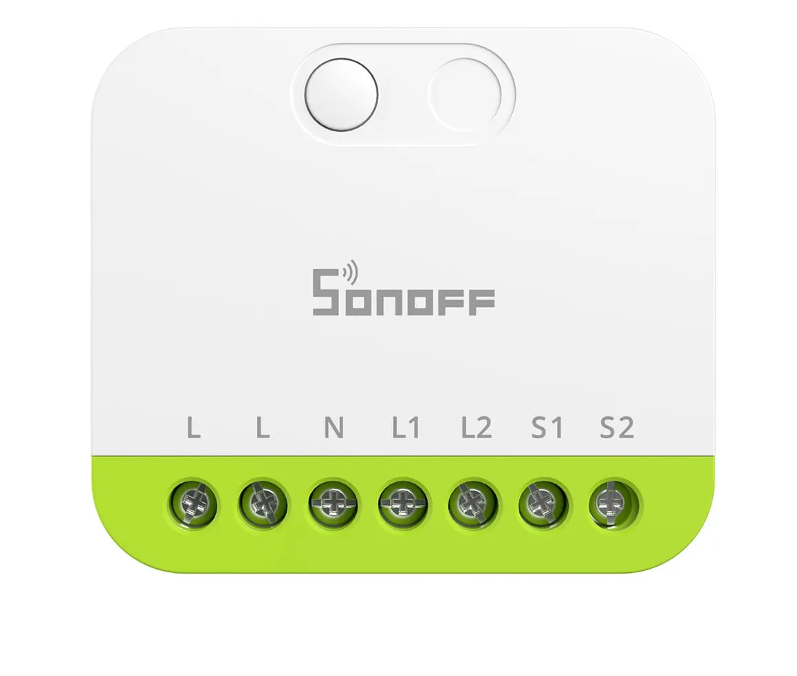 SONOFF MINI DUO MINI-ZB2GS - 2-channel smart switch, White