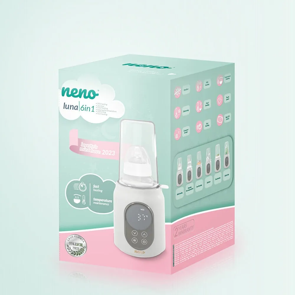 Neno Luna 6-in-1 -pullonlämmitin