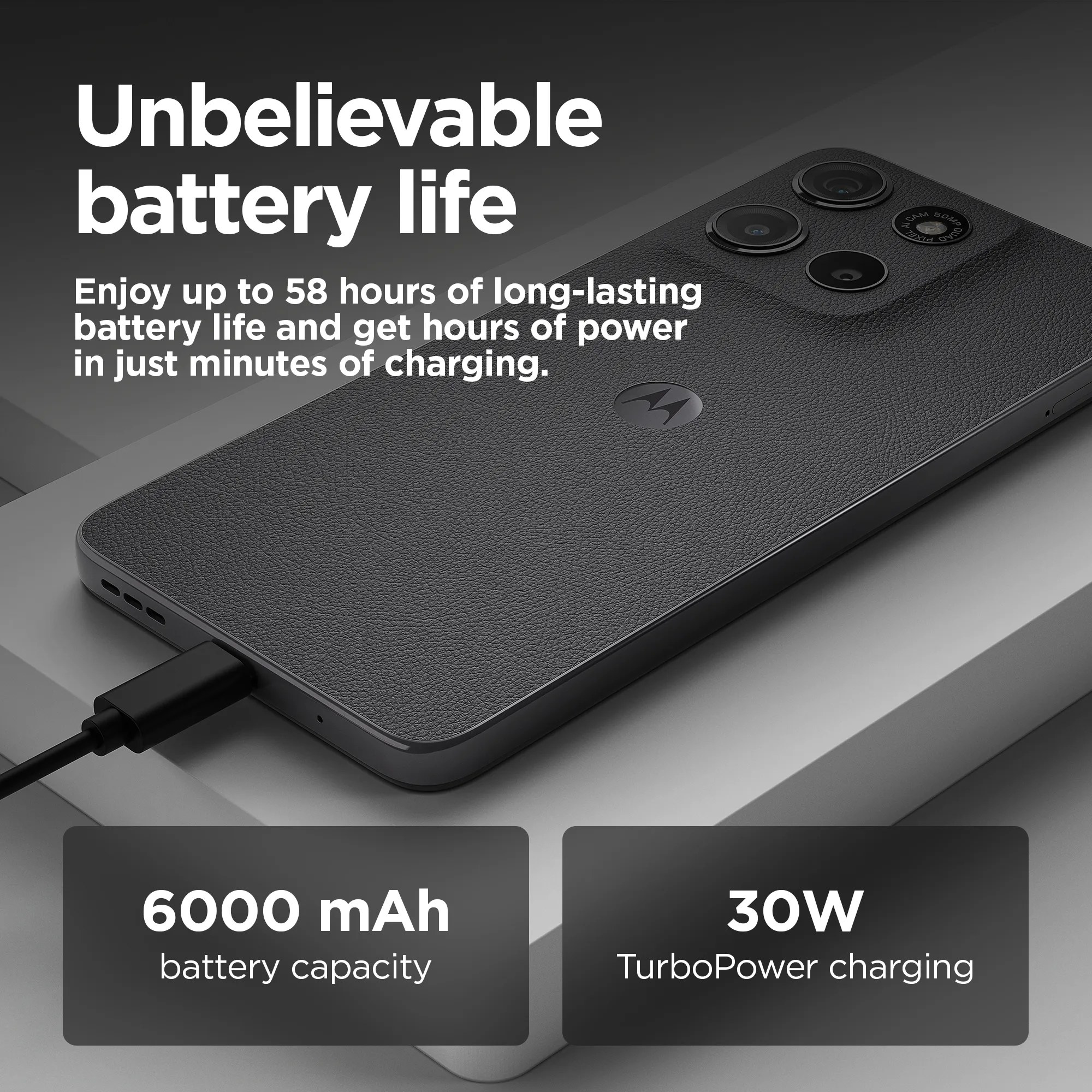 Motorola Moto G15 Power 8/256GB, Gravity Grey