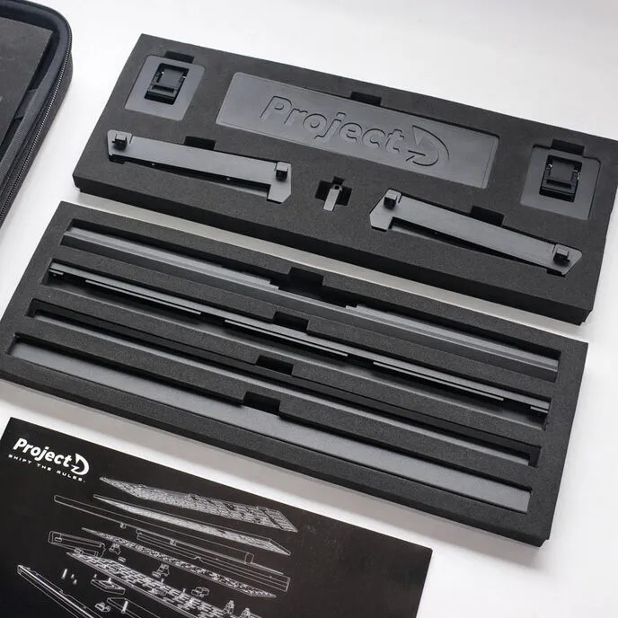 Ducky Outlaw65 Barebone -n&auml;pp&auml;imist&ouml;n runko, musta