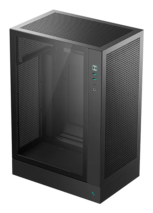 DeepCool CH170 PLUS Micro-ATX Case with window, Black