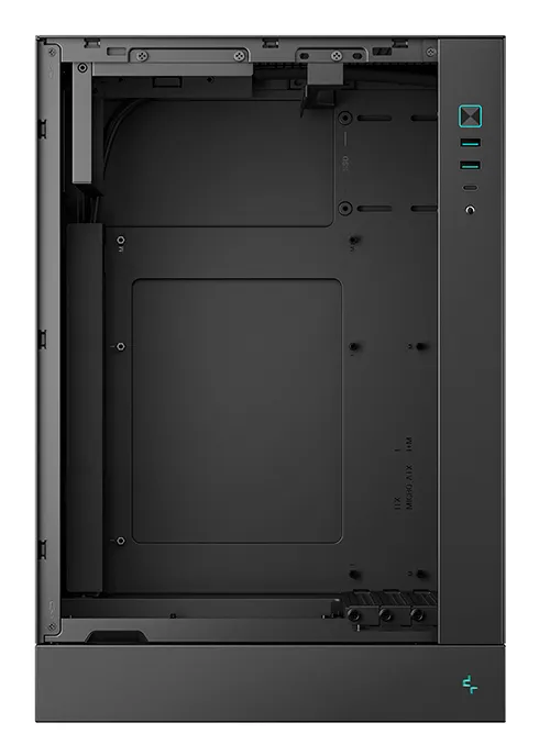 DeepCool CH170 PLUS Micro-ATX Case with window, Black