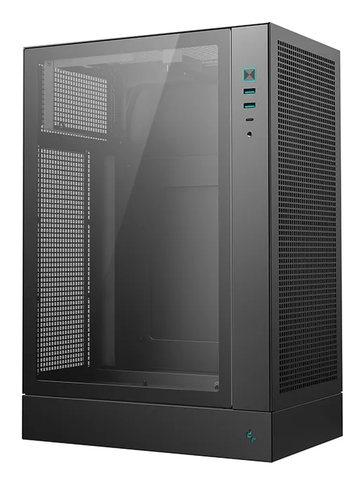 DeepCool CH170 PLUS Micro-ATX Case with window, Black