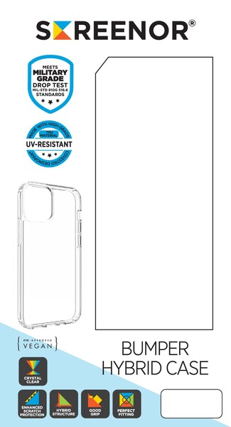 Screenor Bumper. iPhone Air - cover, Transparent