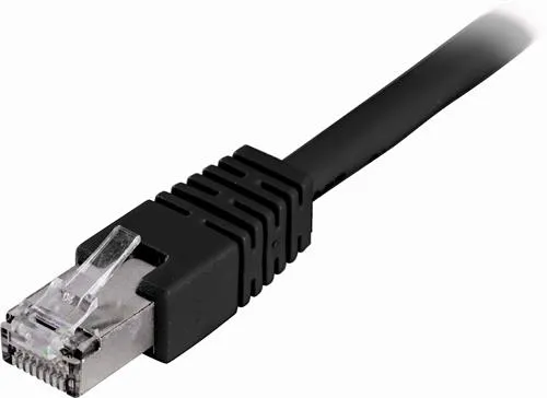 Deltaco Cat6 F/UTP - network cable, 0.3 m, Black