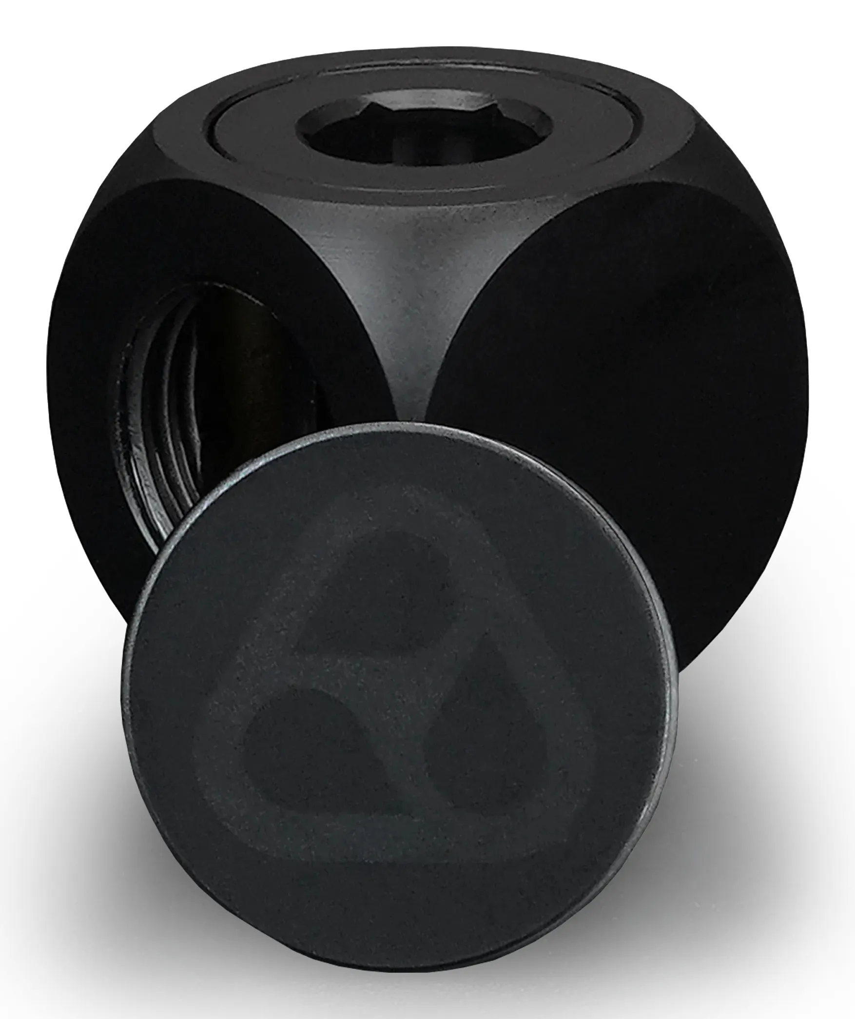 Thermal Grizzly DeltaMate Rotary &ndash; T, T-Adapter, Matt Black