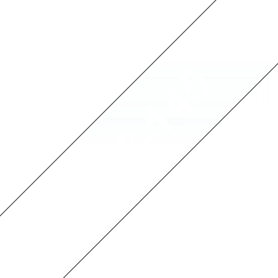 BROTHER TZE tape white/clear 18mm 8m