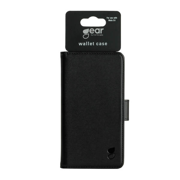 GEAR Wallet, Moto E5 - Wallet Case, Black