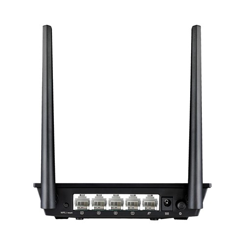 Asus RT-N12+ -WiFi-reititin, musta