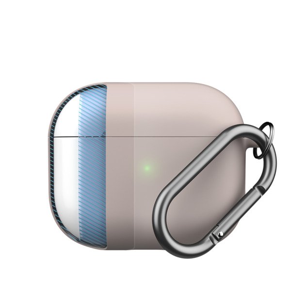 PodSkinz HyBridShell Series Keychain Case -  H&aring;rt Premium skal i tre lager f&ouml;r dina Airpods 3
