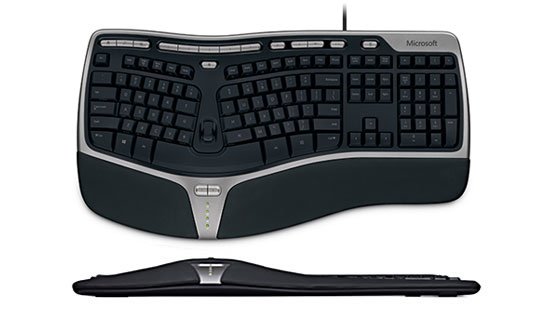 Microsoft Natural Ergonomic Keyboard 4000 - N&auml;pp&auml;imist&ouml; - USB - Englanti kansainv&auml;linen