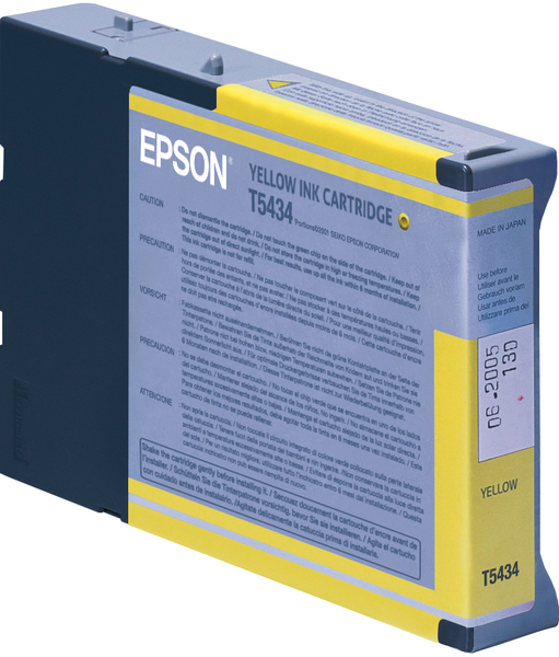 Epson T5434 - 110 ml - keltainen - alkuper&auml;inen - mustepatruuna malleihin Color Proofer 7600, 9600, Stylus Pro 4000, Pro 4000 C4, Pro 4000 C8, Pro 4400, Pro 760