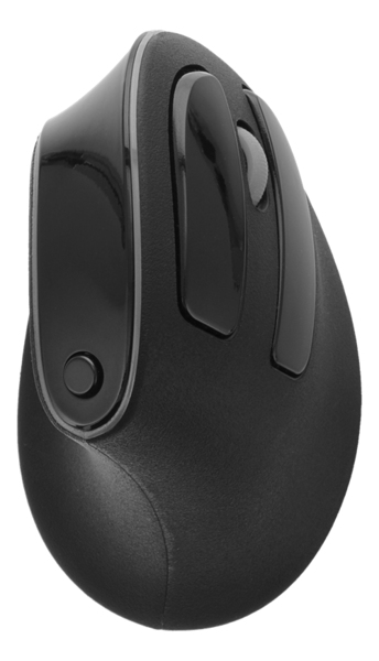 Deltaco Office Vertical Ergonomic - wireless vertical mouse, black