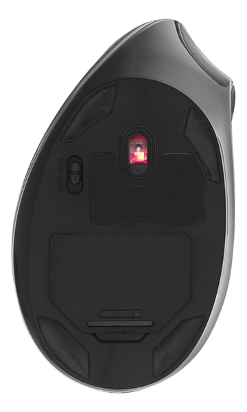 Deltaco Office Vertical Ergonomic - wireless vertical mouse, black