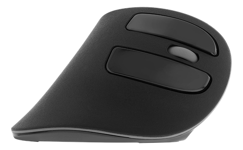 Deltaco Office Vertical Ergonomic - wireless vertical mouse, black