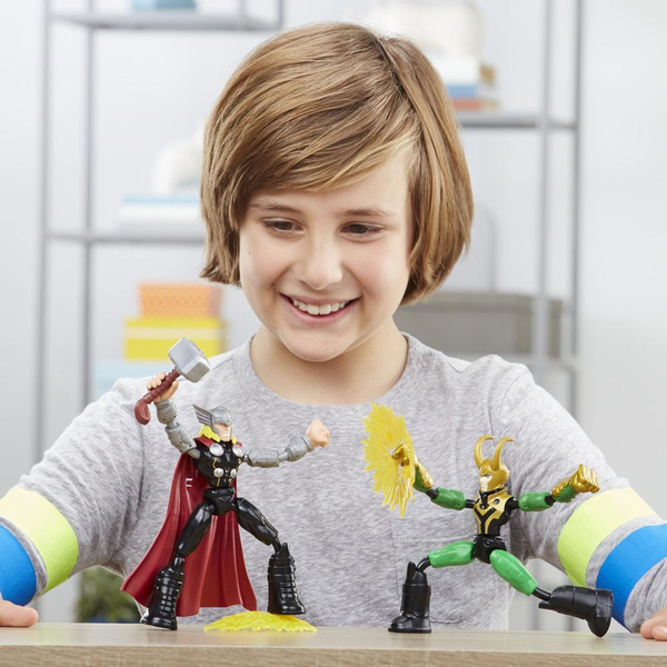 Avengers Bend and Flex 6 Inch Figure Dual Pack Thor Vs. Loki