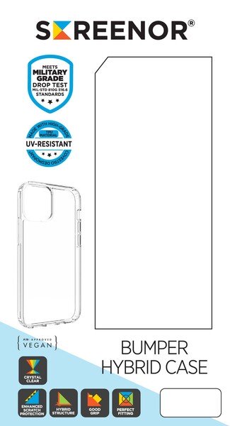 Screenor Bumper. iPhone Air - cover, Transparent