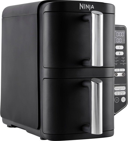 Ninja Double Stack SL300EU, 7,6 l, 1,2 kg, 2470 W, airfryer, musta