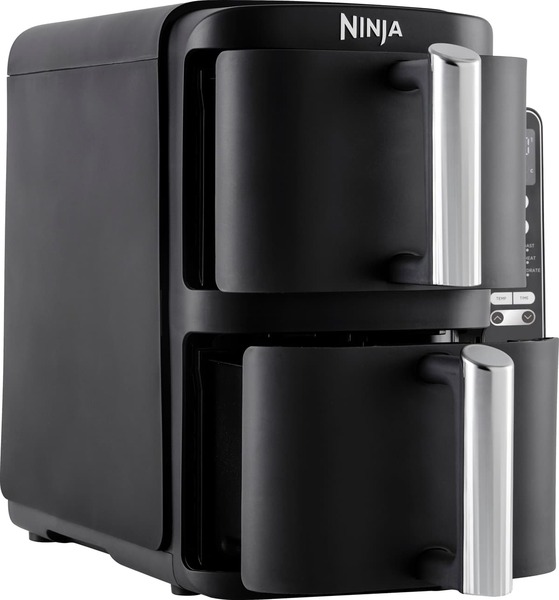 Ninja Double Stack SL300EU, 7,6 l, 1,2 kg, 2470 W, airfryer, musta