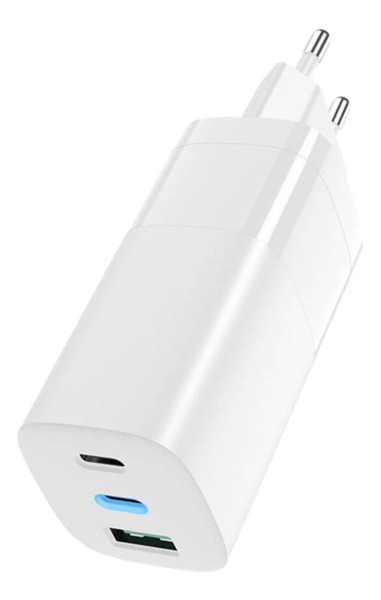 SiGN 65W Charger, USB-C PD, Fast Charging, MacBook Air, iPhone - White