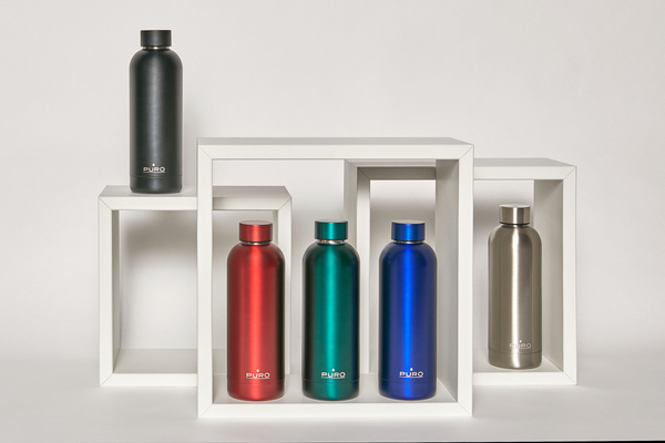 Mattapullo, 500 ml, metallinen hopea