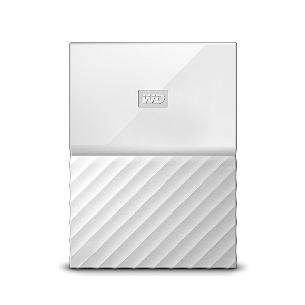 WD My Passport 2TB - External HDD, White