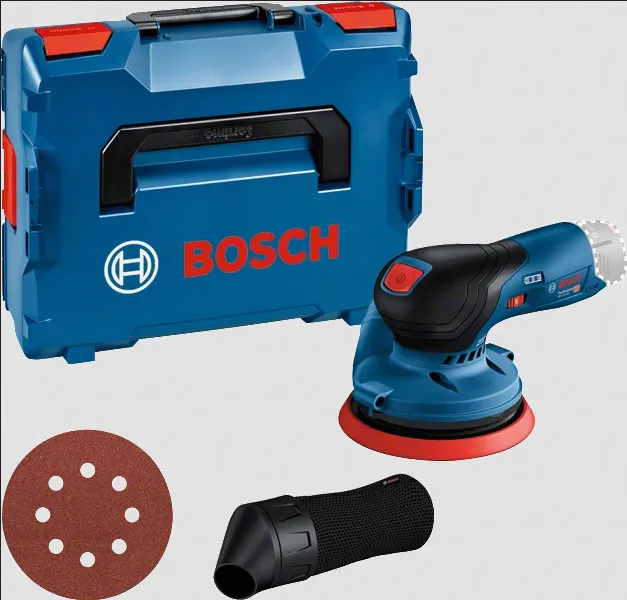 Bosch Cordless eccentric sander GEX 12V-125 Professional solo, 12 volt (blue/black, without battery and charger, L-BOXX)