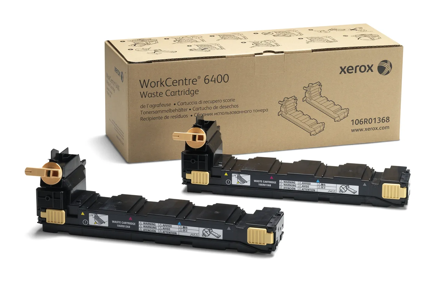 Xerox - 2 - alkuper&auml;inen - j&auml;tev&auml;riaineen ker&auml;&auml;j&auml; malleihin WorkCentre 6400S, 6400X, 6400XF, 6400XM