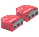 Shelly 1PM Gen4 2-pack - smart switch with power monitoring, multiprotocol support