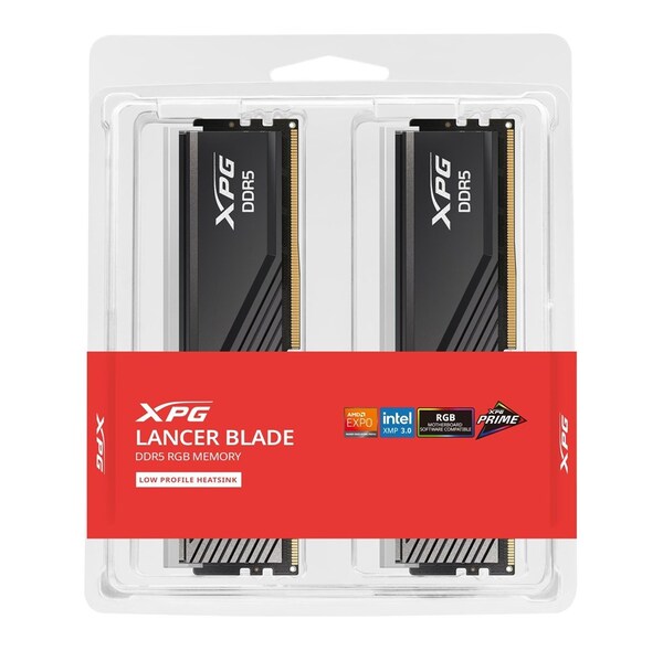 ADATA XPG Lancer Blade RGB 48 GB (2 x 24 GB) DDR5 6000 MHz, CL36 minne (XMP/EXPO)